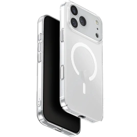 Чехол Uniq AirSuit Ultra Slim Case with MagClick для iPhone 17 Pro Max Glossy Clear/White
