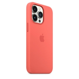 Силиконовый чехол Apple MagSafe для iPhone 13 Pro Розовый помело