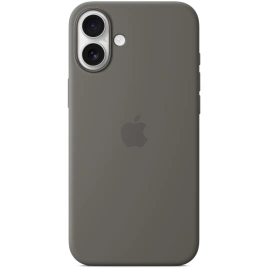 Чехол Apple Silicone Case with MagSafe для iPhone 16 Stone Grey