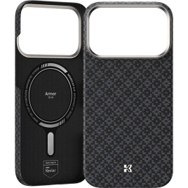 Чехол Benks ArmorGrid ArmorAir Case built with Kevlar для iPhone 17 Pro Obsidian Black