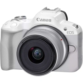 Фотоаппарат Canon EOS R50 Kit RF-S 18-45mm White