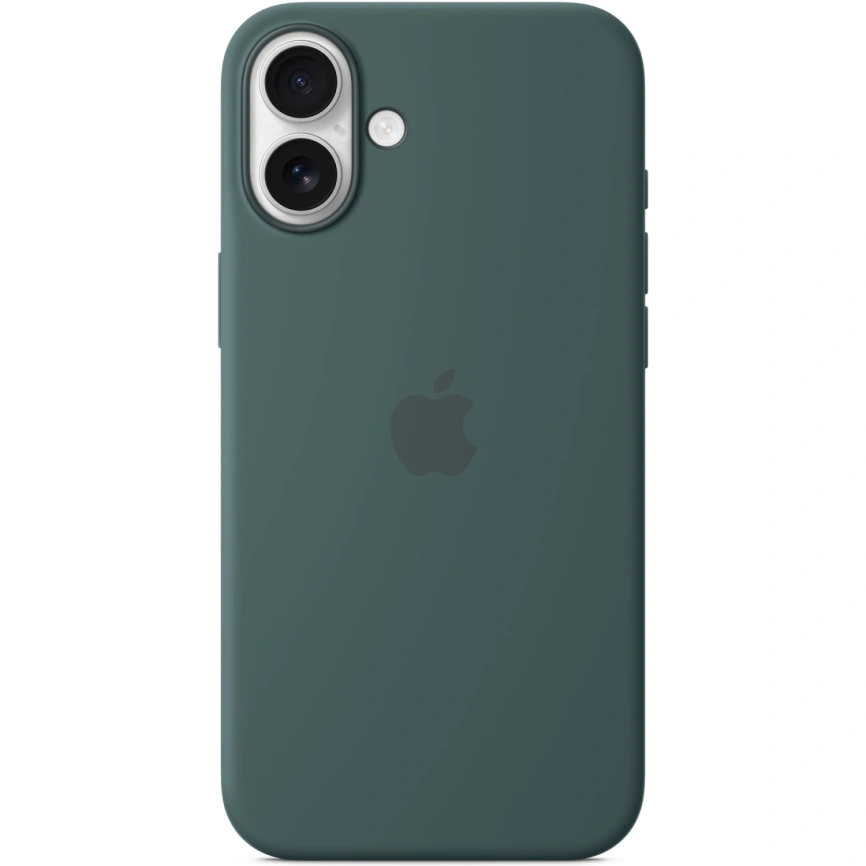 Чехол Apple Silicone Case with MagSafe для iPhone 16 Plus Lake Green фото 3