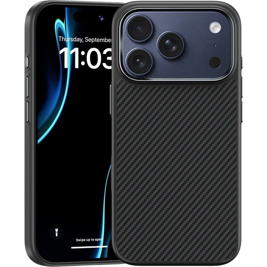 Чехол Benks ArmorPro Case built with Kevlar 600D для iPhone 17 Pro Black фото 6