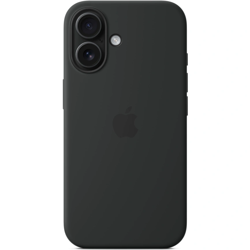 Чехол Apple Silicone Case with MagSafe для iPhone 16 Black фото 1