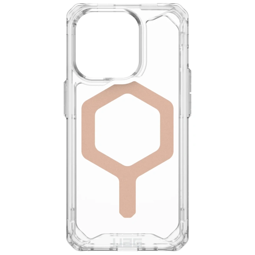 Чехол UAG с поддержкой MagSafe Plyo для iPhone 15 Pro Max Ice/Rose Gold (114305114348) фото 1