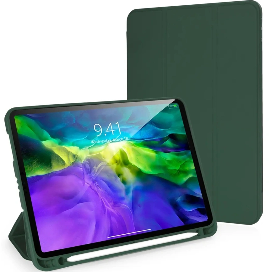 Чехол Gurdini Milano Series для iPad 11 A16 (2025) Pine Green фото 1