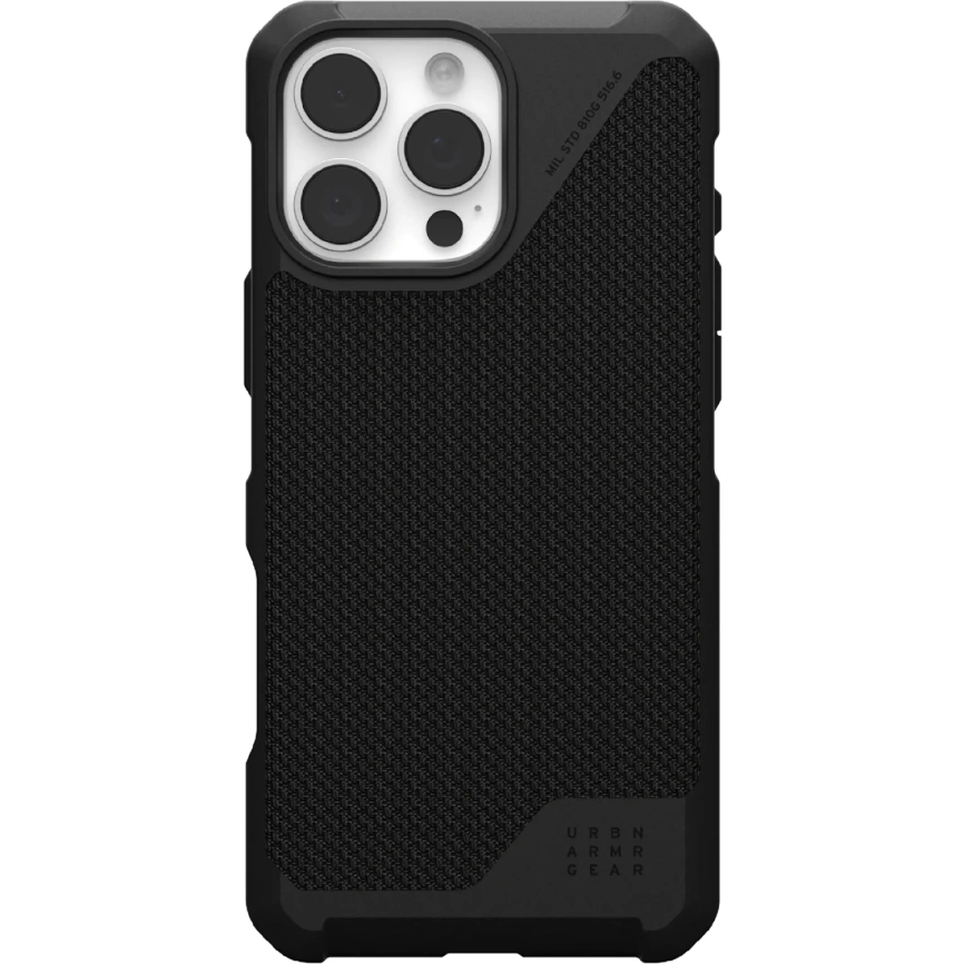 Чехол UAG MagSafe Metropolis LT Kevlar для iPhone 16 Pro Max Kevlar Black фото 1