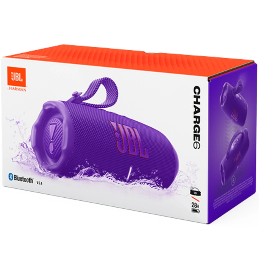 Портативная колонка JBL Charge 6 Purple фото 10