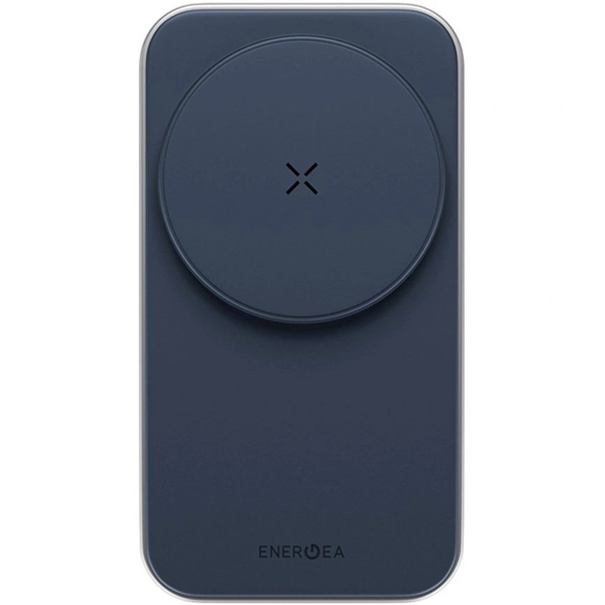 Беспроводное зарядное устройство EnergEA MagTrio Plus 3-in-1 Qi2 MagSafe Dark blue фото 2