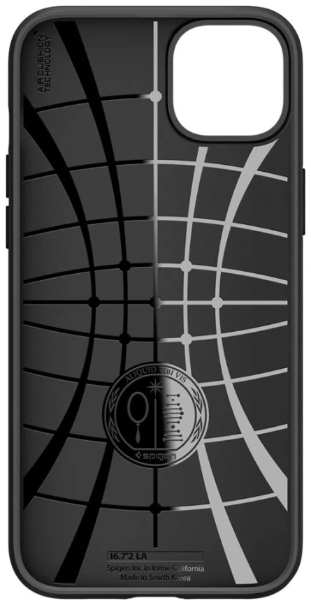 Чехол Spigen Liquid Air для iPhone 14 (ACS05037) Matte Black фото 10
