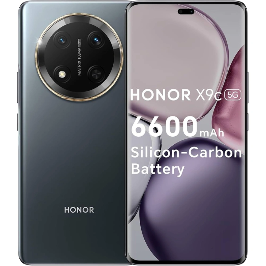 Смартфон Honor X9c 12/256Gb Titanium Black фото 1