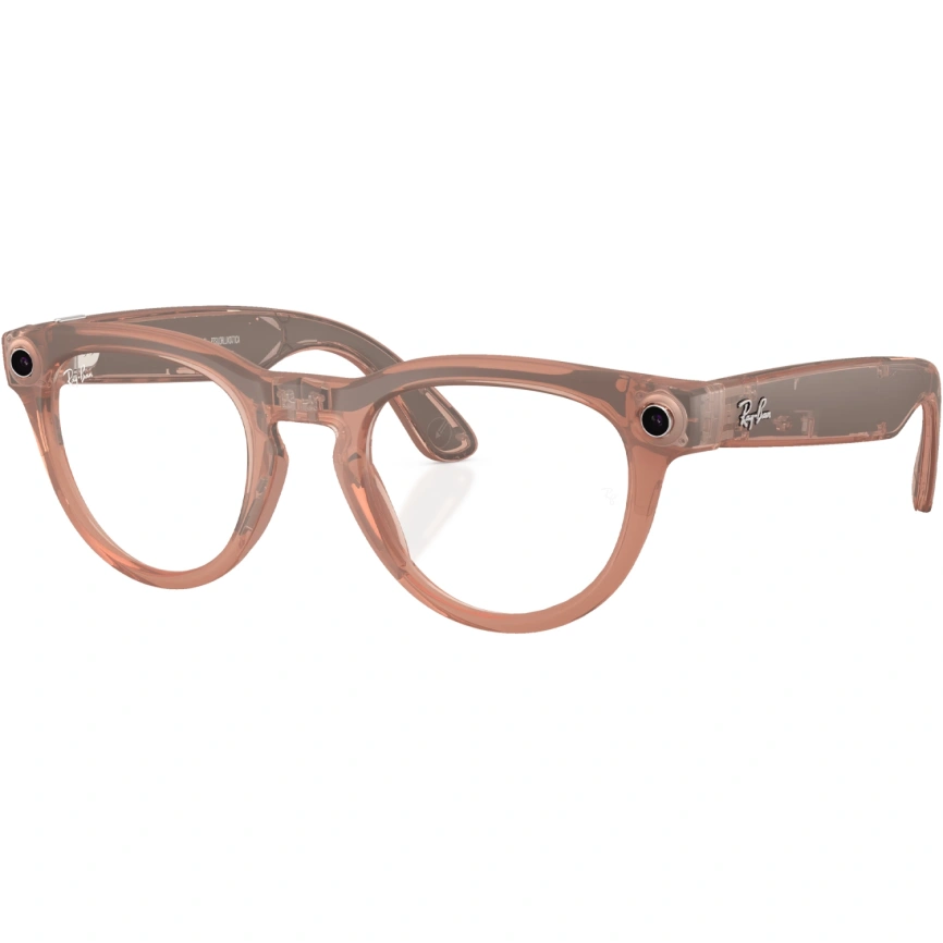 Умные очки Ray-Ban Headliner (Gen 2) Matte Peach/Transitions (RW4013) M Grey фото 1