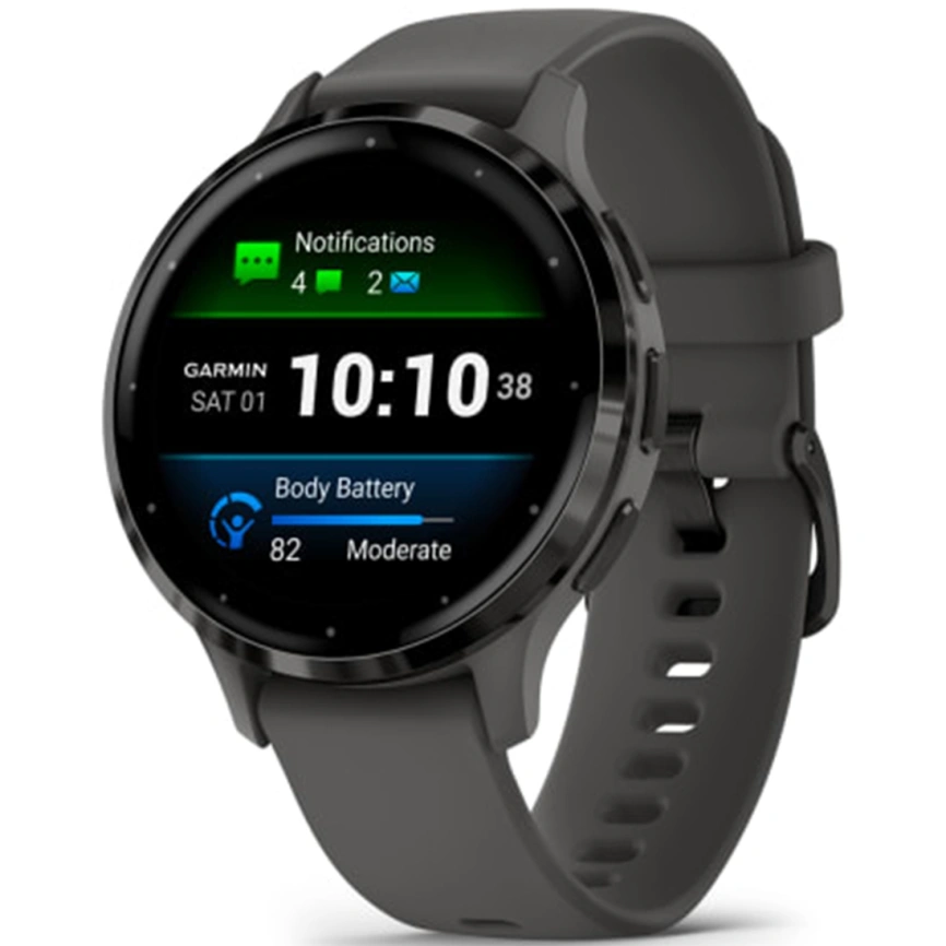 Умные часы Garmin Venu 3s (010-02785-00) 41mm Slate фото 1