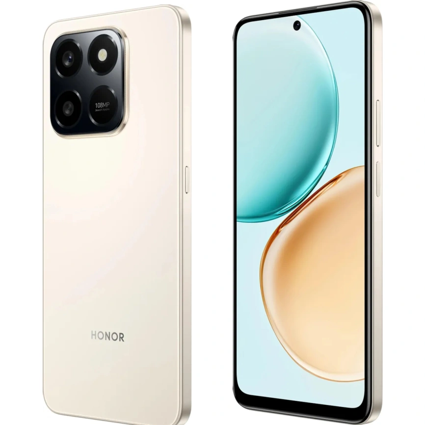 Смартфон Honor X7d 8/256Gb Desert Gold фото 5