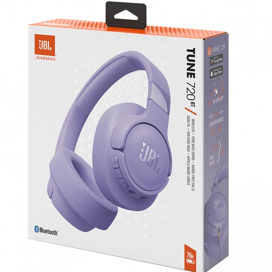 Наушники JBL Tune 720 BT Purple фото 8