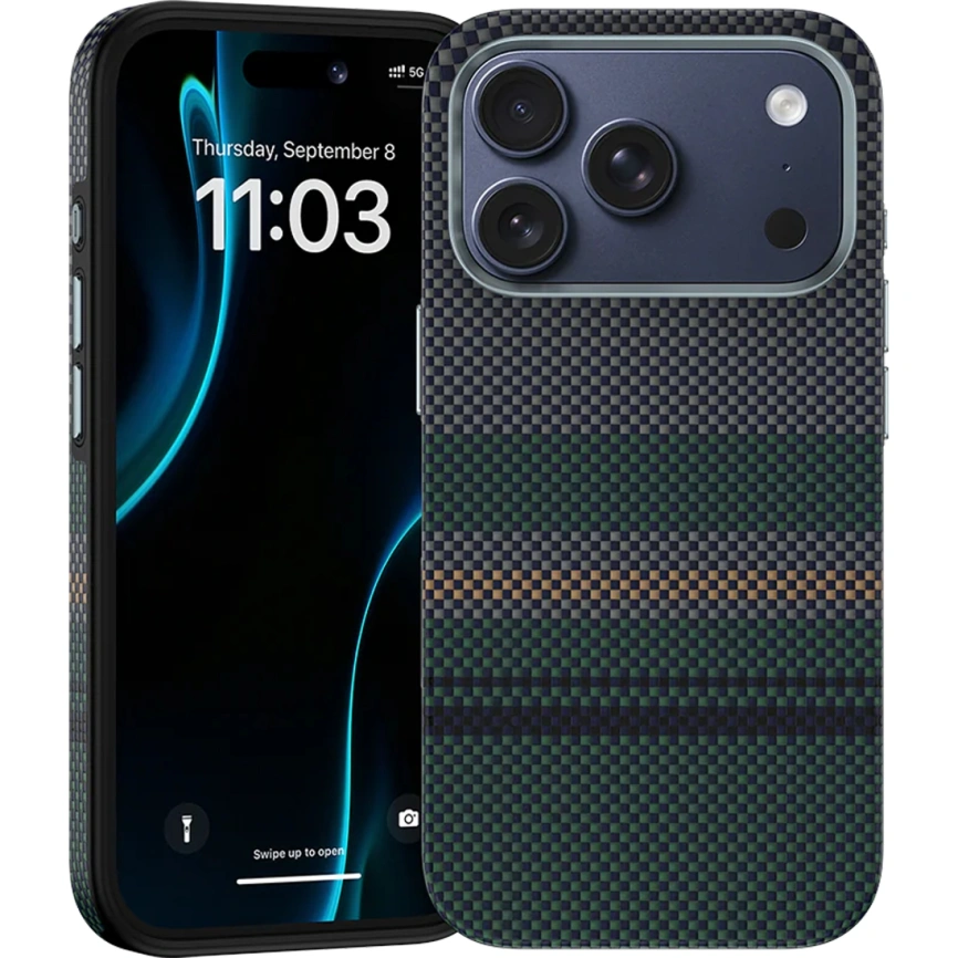 Чехол Benks ArmorPro Case built with Kevlar для iPhone 17 Pro Max Aurora фото 3