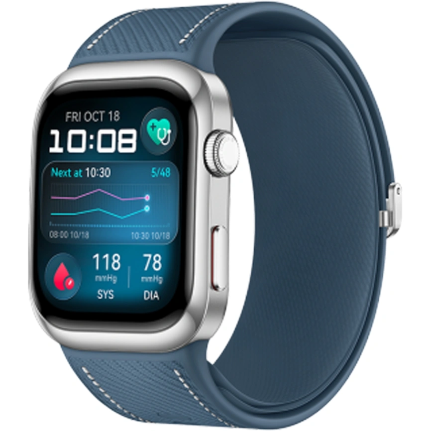 Смарт-часы Huawei Watch D2 White/Blue Composite Leather (55020FJV) фото 1