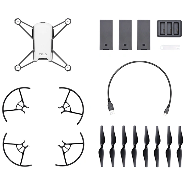 Квадрокоптер DJI Tello Boost Combo (6958265178535) White фото 5
