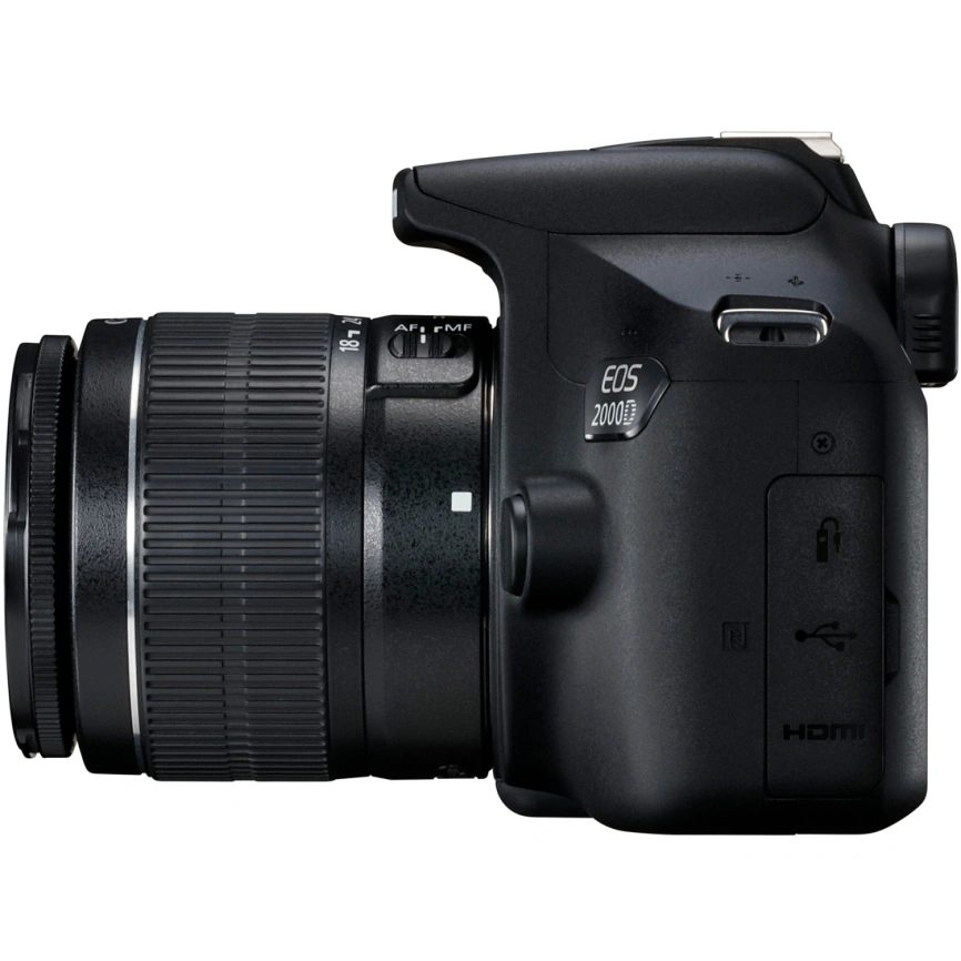 Фотоаппарат Canon EOS 2000D Kit EF-S 18-55 III Black фото 3
