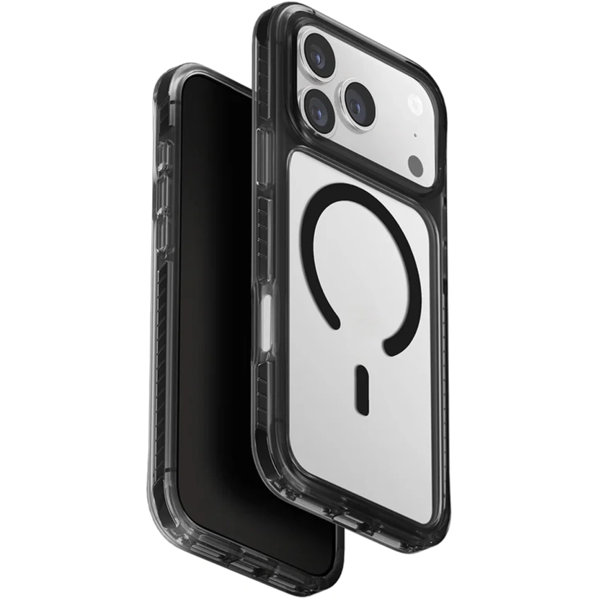 Чехол Uniq Combat Triple-Layered Protective Case with MagClick для iPhone 17 Pro Carbon Black фото 1
