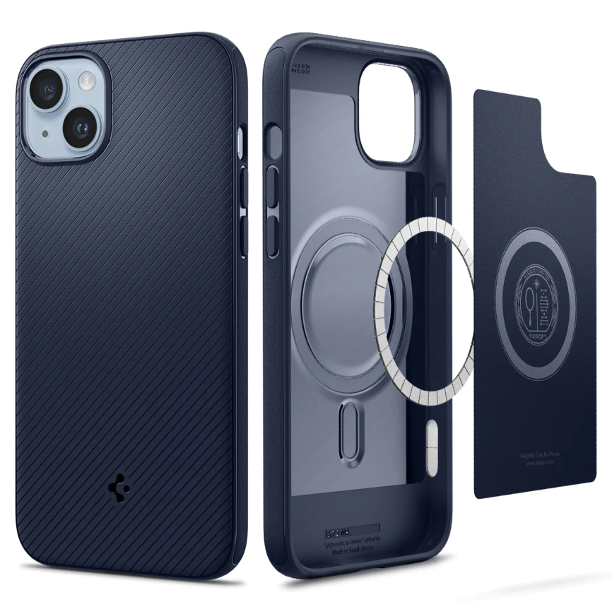 Чехол Spigen Mag Armor MagFit для iPhone 14 Plus (ACS04919) Navy Blue фото 9