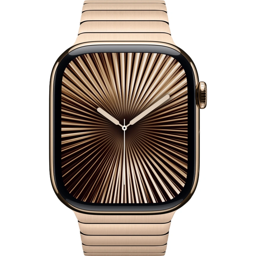 Смарт-часы Apple Watch Series 10 42mm Gold Titanium Case with Gold Link Bracelet фото 3