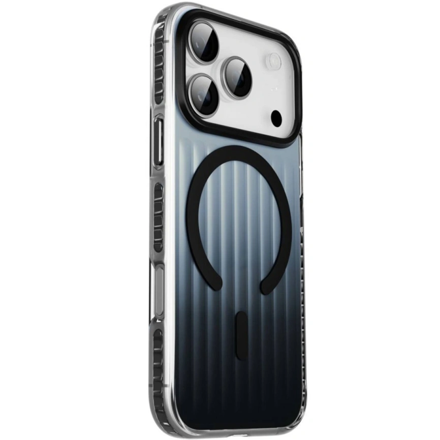 Чехол Gurdini Ocean Case Transparent для iPhone 18 Pro Max Black фото 1