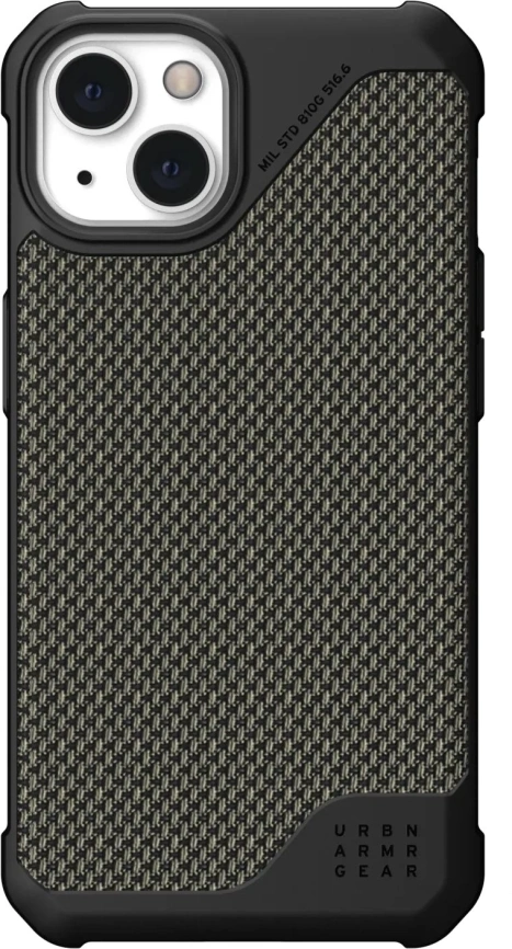 Чехол UAG Metropolis LT для iPhone 13 (11317O113972) Kevlar Olive фото 3