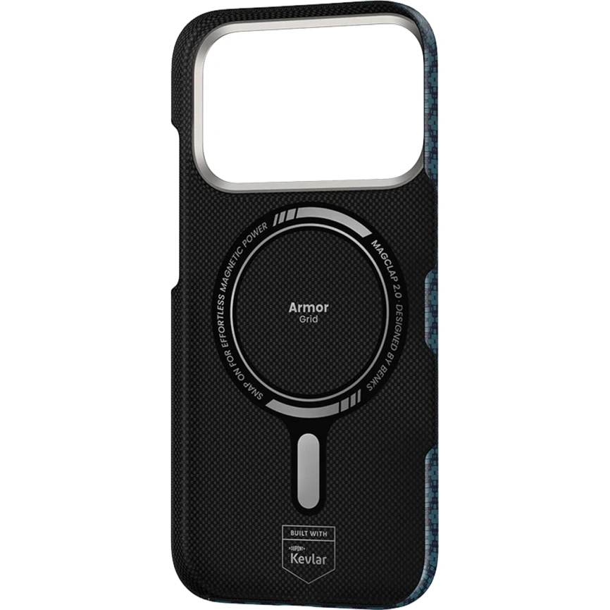Чехол Benks ArmorGrid ArmorAir Case built with Kevlar для iPhone 17 Pro Max Azure Blue фото 3