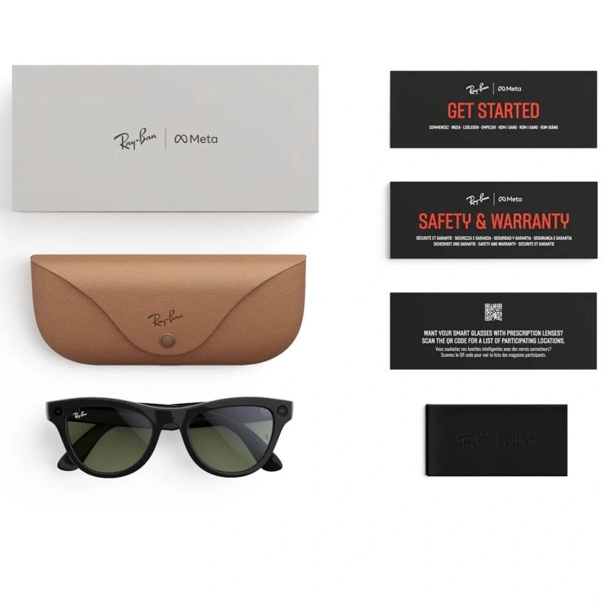 Умные очки Ray-Ban Skyler (Gen 2) Shiny Black (RW4014) M Green фото 5