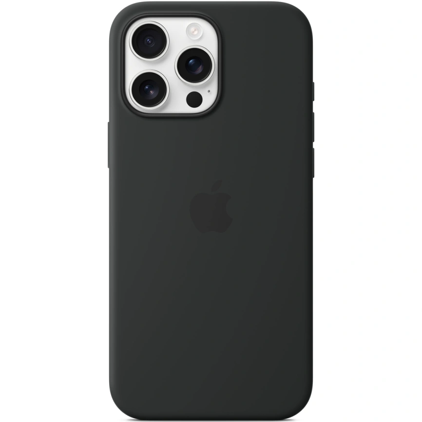Чехол Apple Silicone Case with MagSafe для iPhone 16 Pro Max Black фото 4