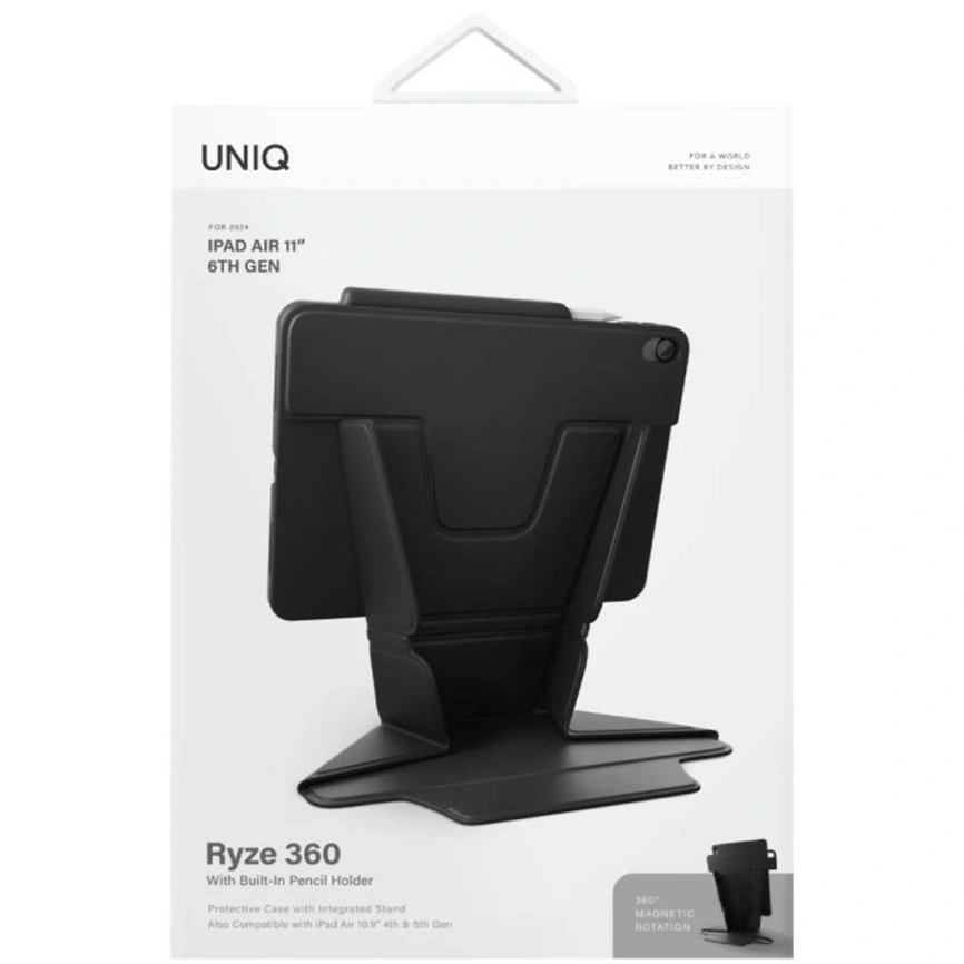 Чехол Uniq RYZE для iPad Air 13 (2024) Black фото 4