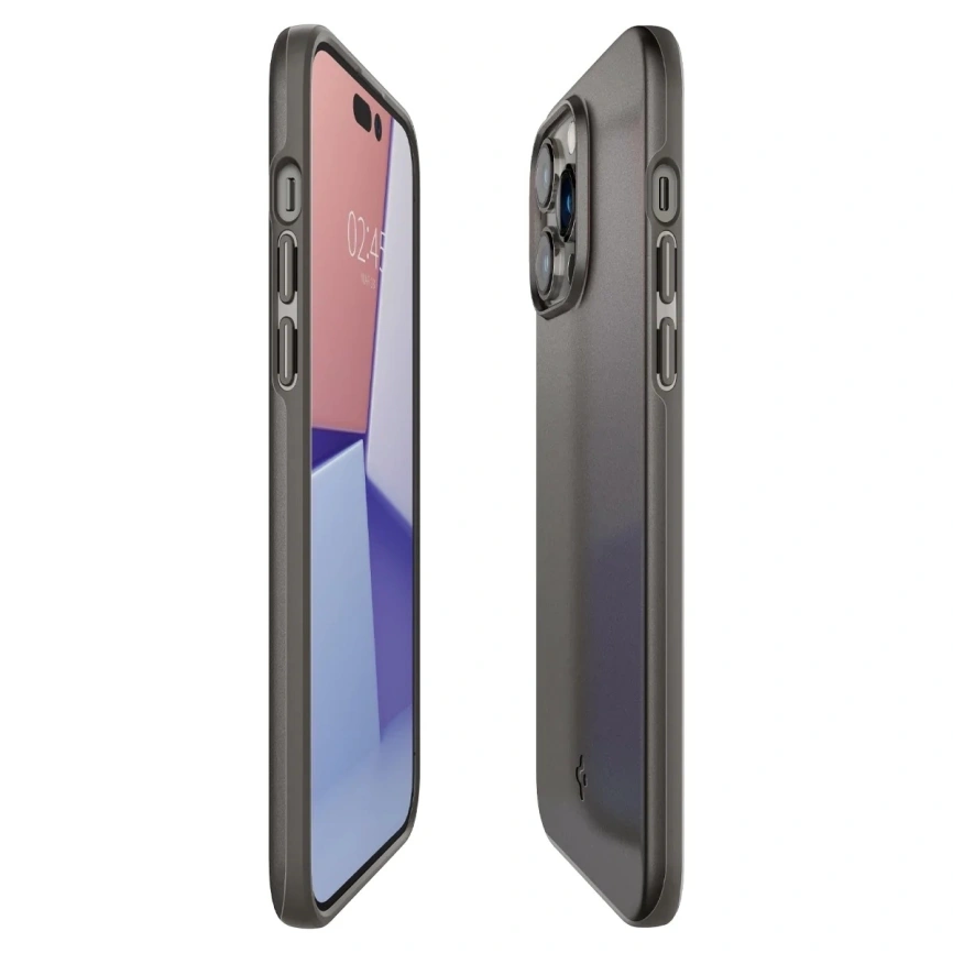 Чехол Spigen Thin Fit для iPhone 14 Pro Max (ACS04767) Gunmetal фото 5