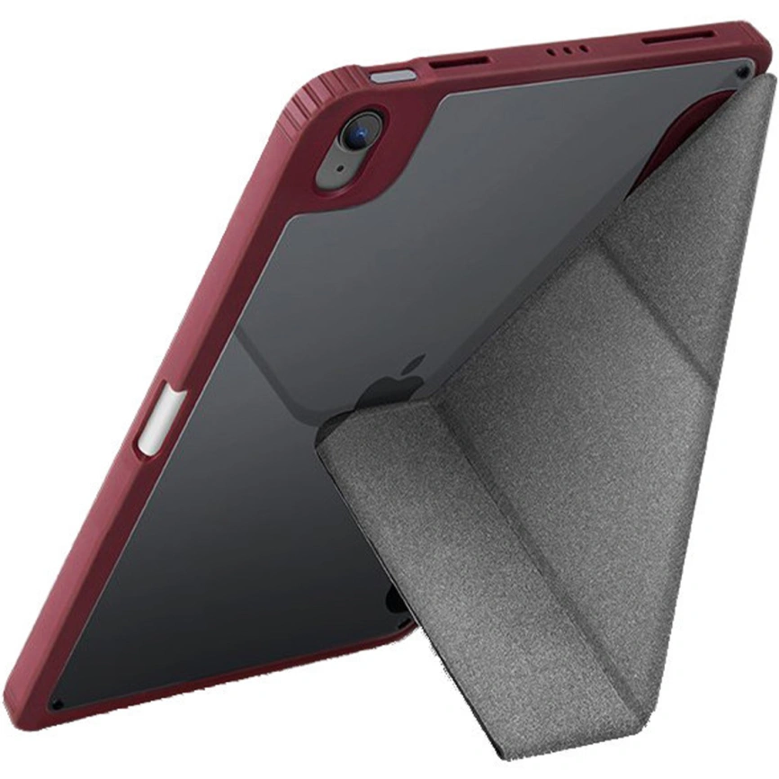 Чехол Uniq Transforma Anti-microbial для iPad Mini (2021) Moven Anti-microbial Maroon Red фото 2