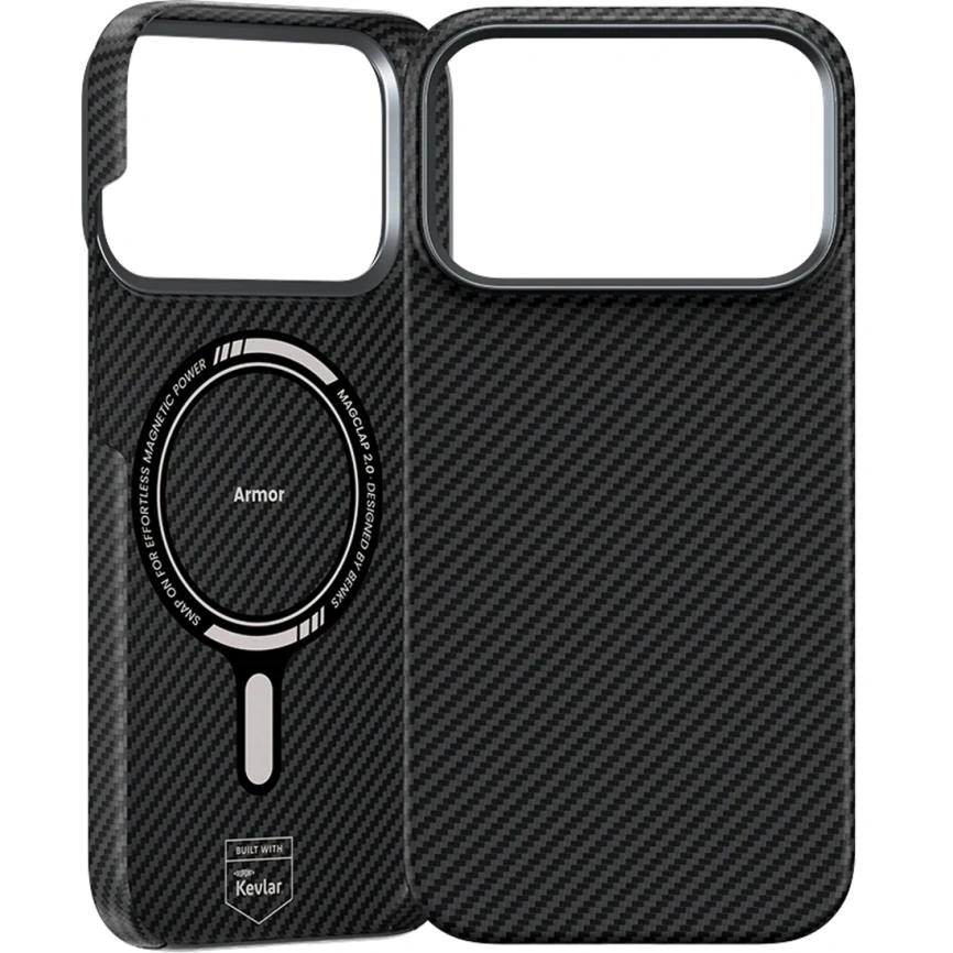 Чехол Benks ArmorAir Case built with Kevlar 600D для iPhone 17 Pro Max Black фото 1
