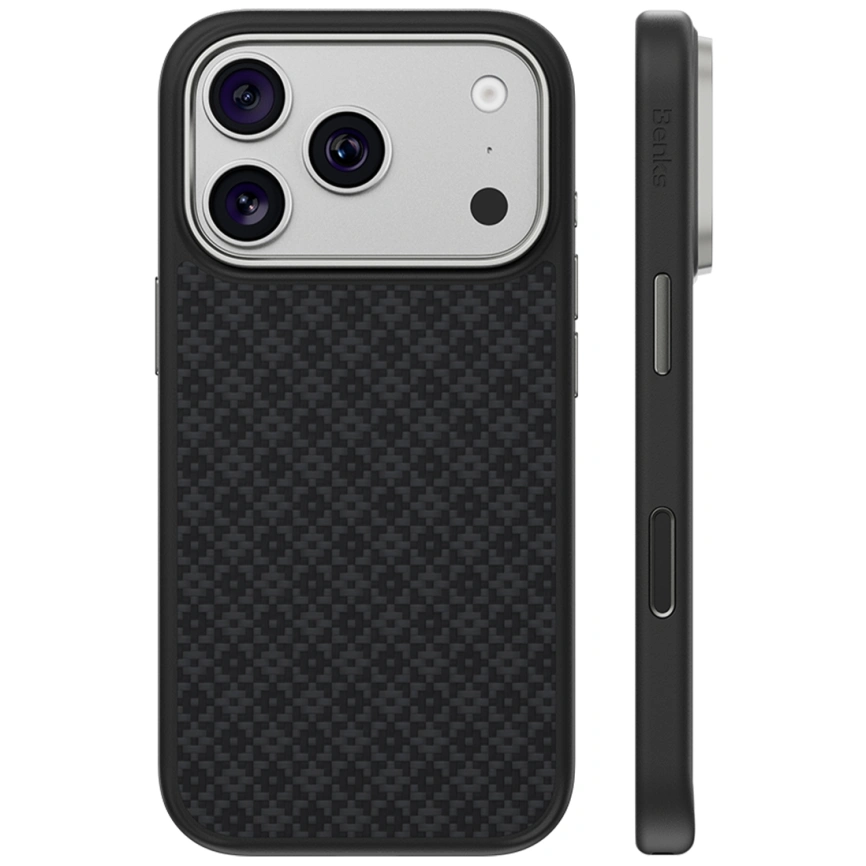 Чехол Benks ArmorGrid Pro Case Kevlar для iPhone 18 Pro Black (C.K.FL.AP.BK.B072) фото 1