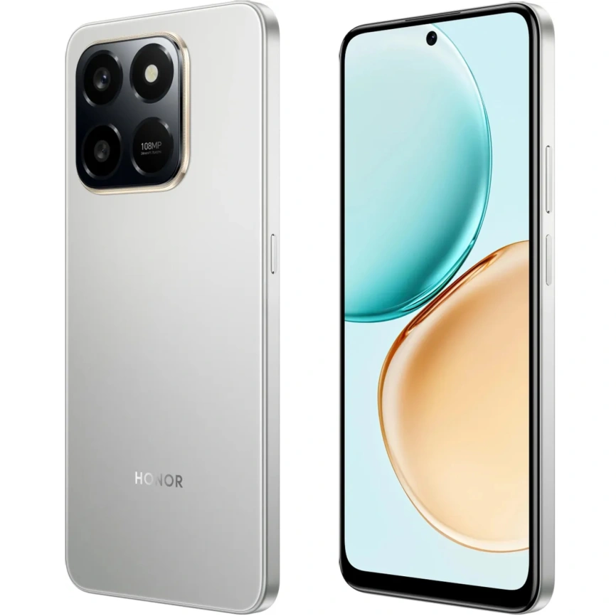 Смартфон Honor X7d 8/512Gb Meteor Silver фото 5